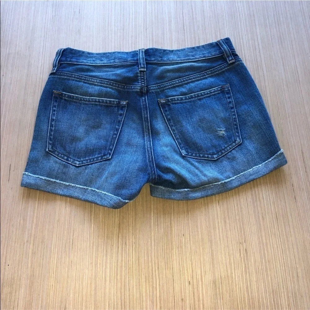 J. Crew Cuffed Denim Jean Shorts